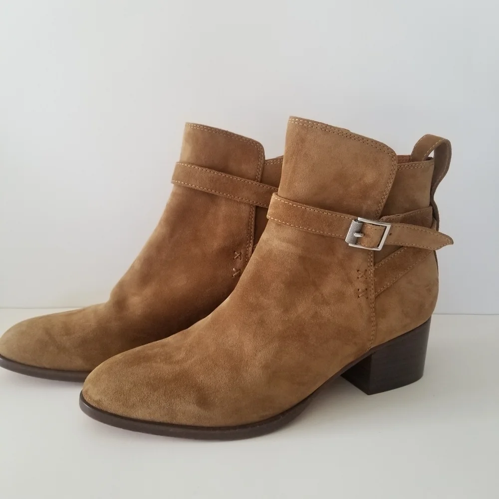 Rag & Bone walker buckled suede Ankle Boots